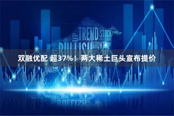 双融优配 超37%！两大稀土巨头宣布提价